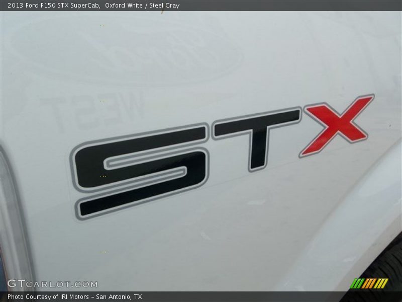 Oxford White / Steel Gray 2013 Ford F150 STX SuperCab