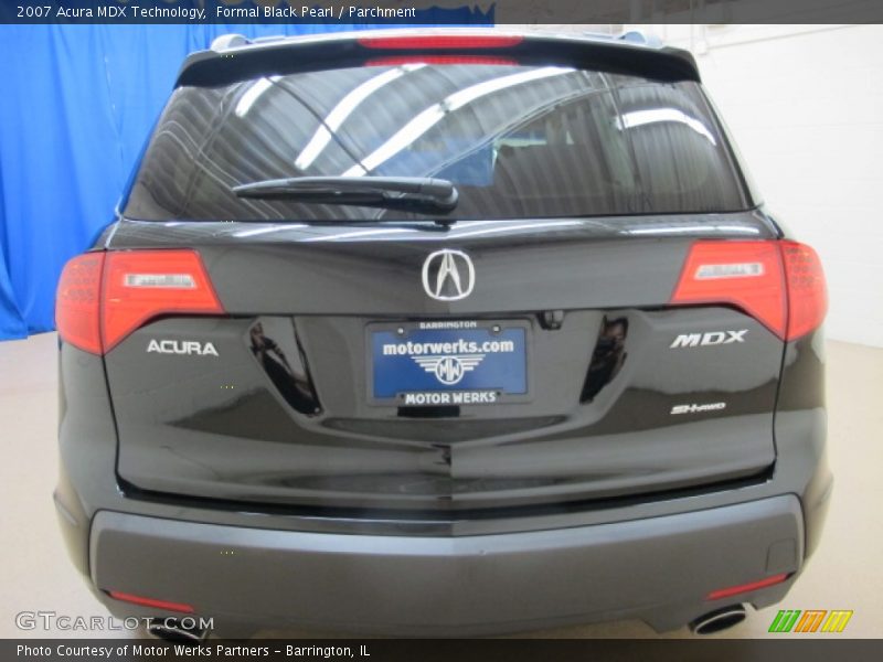 Formal Black Pearl / Parchment 2007 Acura MDX Technology