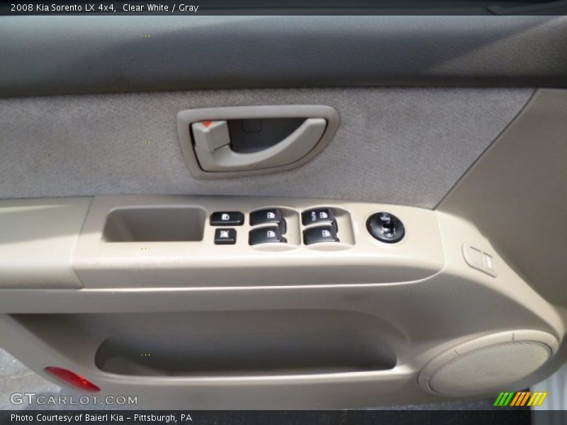 Clear White / Gray 2008 Kia Sorento LX 4x4