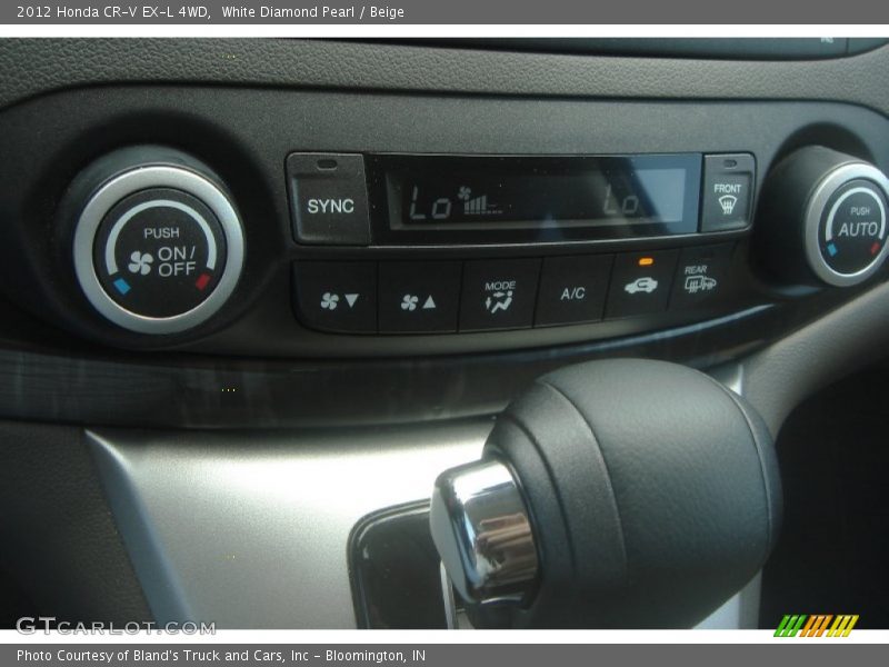 White Diamond Pearl / Beige 2012 Honda CR-V EX-L 4WD