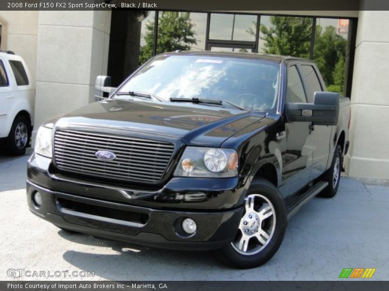 Black / Black 2008 Ford F150 FX2 Sport SuperCrew