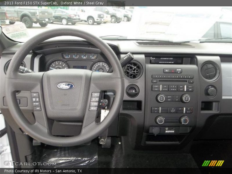 Oxford White / Steel Gray 2013 Ford F150 STX SuperCab