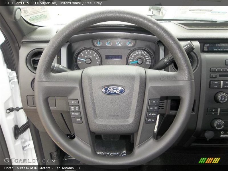 Oxford White / Steel Gray 2013 Ford F150 STX SuperCab