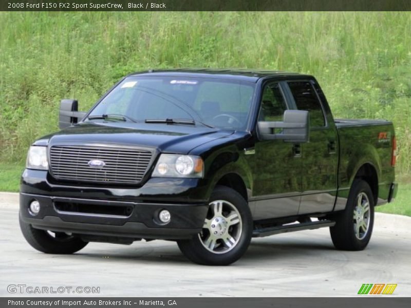 Black / Black 2008 Ford F150 FX2 Sport SuperCrew