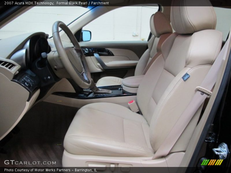 Front Seat of 2007 MDX Technology