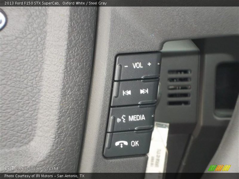 Oxford White / Steel Gray 2013 Ford F150 STX SuperCab