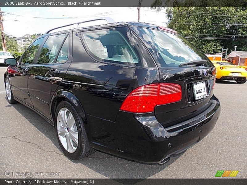 Black / Parchment 2008 Saab 9-5 Aero SportCombi