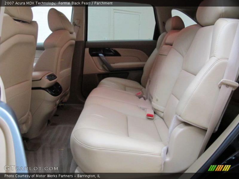 Rear Seat of 2007 MDX Technology