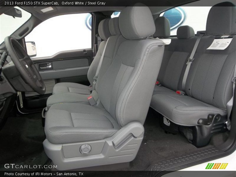 Oxford White / Steel Gray 2013 Ford F150 STX SuperCab