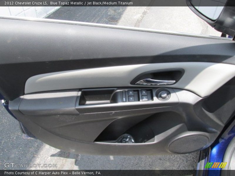 Blue Topaz Metallic / Jet Black/Medium Titanium 2012 Chevrolet Cruze LS