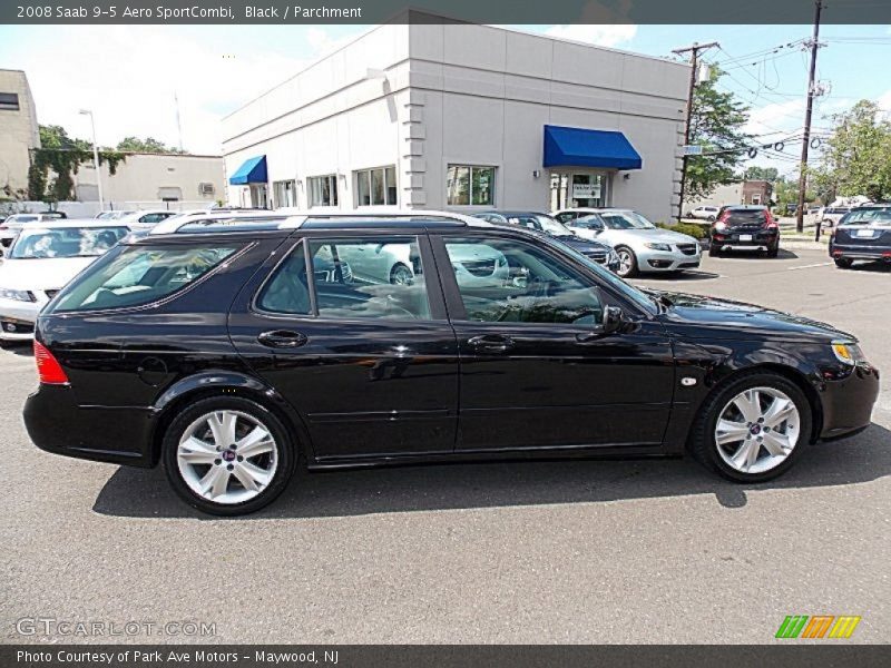 Black / Parchment 2008 Saab 9-5 Aero SportCombi