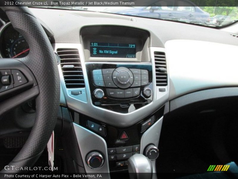 Blue Topaz Metallic / Jet Black/Medium Titanium 2012 Chevrolet Cruze LS