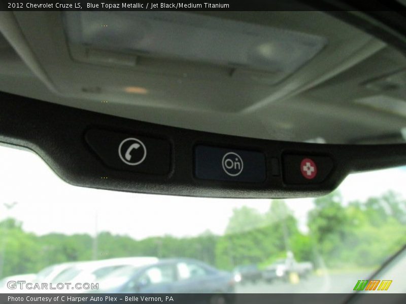 Blue Topaz Metallic / Jet Black/Medium Titanium 2012 Chevrolet Cruze LS