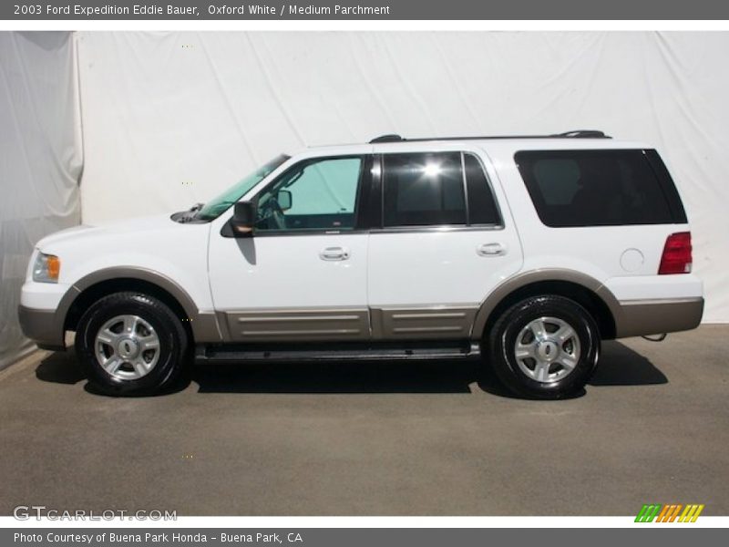 Oxford White / Medium Parchment 2003 Ford Expedition Eddie Bauer