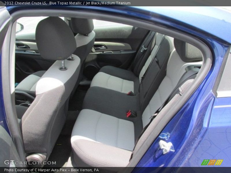Blue Topaz Metallic / Jet Black/Medium Titanium 2012 Chevrolet Cruze LS