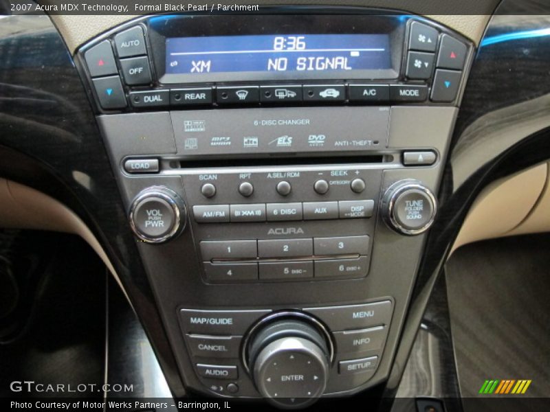 Formal Black Pearl / Parchment 2007 Acura MDX Technology