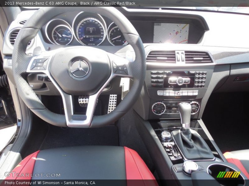 Dashboard of 2013 C 63 AMG Coupe