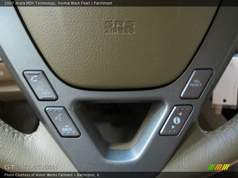Formal Black Pearl / Parchment 2007 Acura MDX Technology