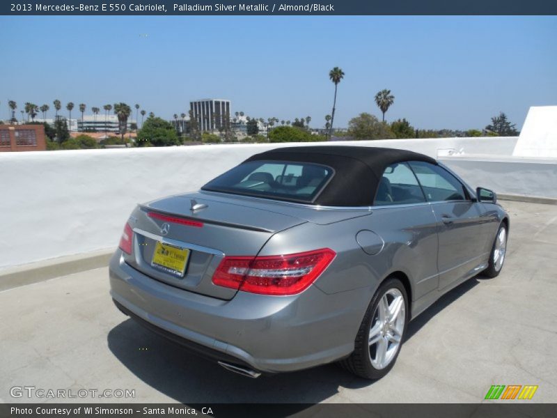 Palladium Silver Metallic / Almond/Black 2013 Mercedes-Benz E 550 Cabriolet