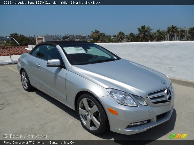 Iridium Silver Metallic / Black 2013 Mercedes-Benz E 350 Cabriolet