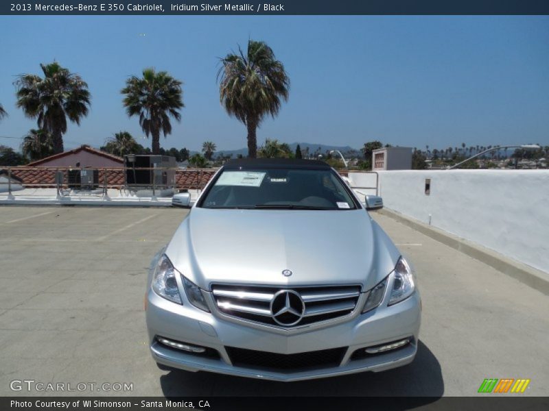 Iridium Silver Metallic / Black 2013 Mercedes-Benz E 350 Cabriolet