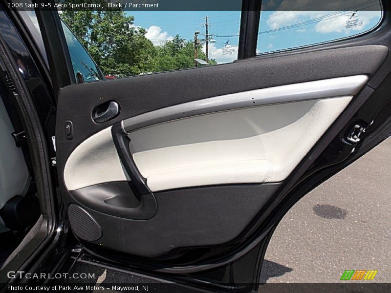 Black / Parchment 2008 Saab 9-5 Aero SportCombi