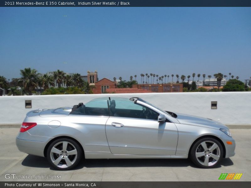 Iridium Silver Metallic / Black 2013 Mercedes-Benz E 350 Cabriolet