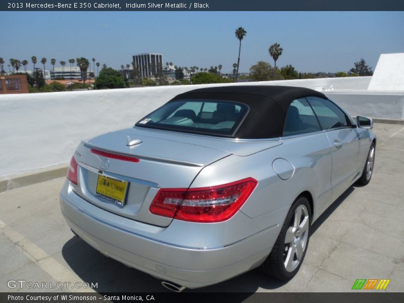 Iridium Silver Metallic / Black 2013 Mercedes-Benz E 350 Cabriolet