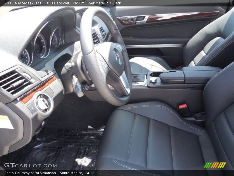 Iridium Silver Metallic / Black 2013 Mercedes-Benz E 350 Cabriolet