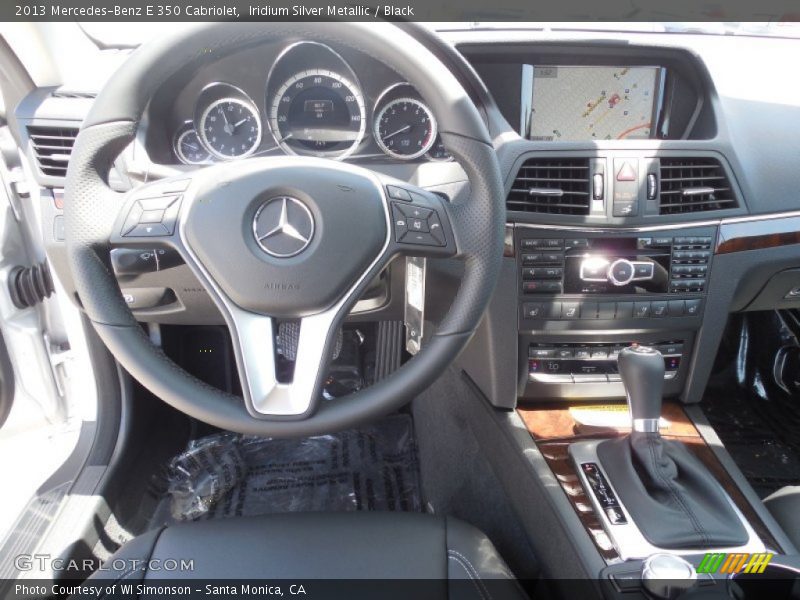 Iridium Silver Metallic / Black 2013 Mercedes-Benz E 350 Cabriolet