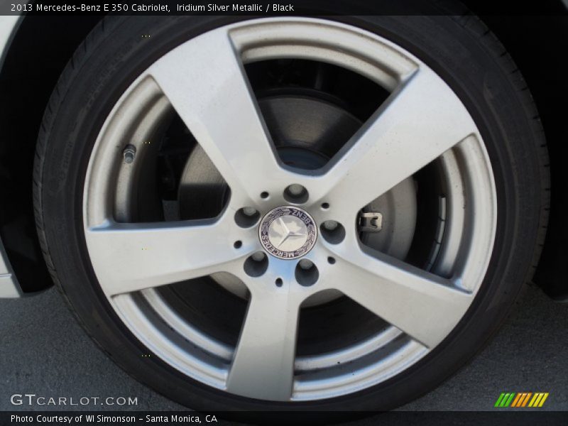 Iridium Silver Metallic / Black 2013 Mercedes-Benz E 350 Cabriolet