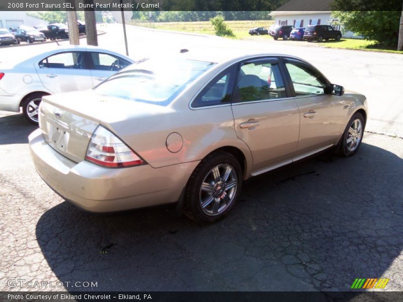 Dune Pearl Metallic / Camel 2008 Ford Taurus SEL