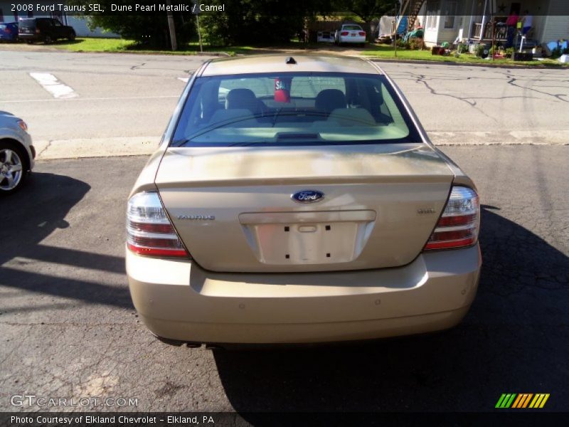 Dune Pearl Metallic / Camel 2008 Ford Taurus SEL