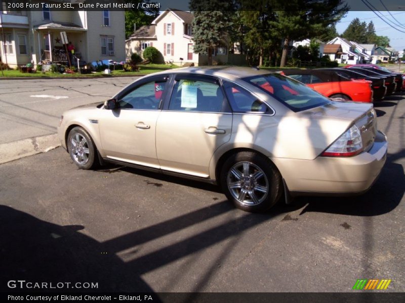 Dune Pearl Metallic / Camel 2008 Ford Taurus SEL