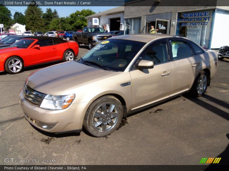 Dune Pearl Metallic / Camel 2008 Ford Taurus SEL