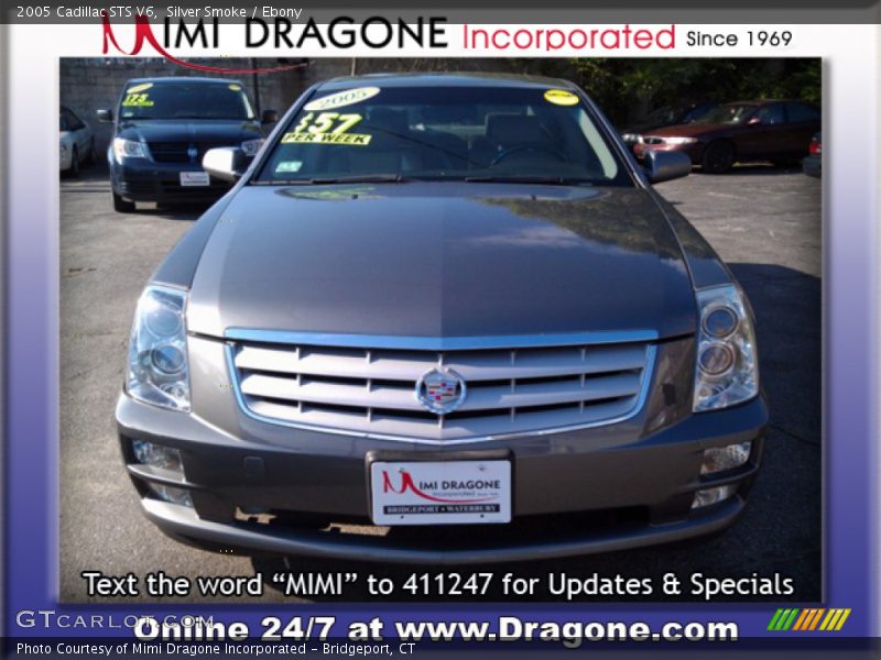 Silver Smoke / Ebony 2005 Cadillac STS V6