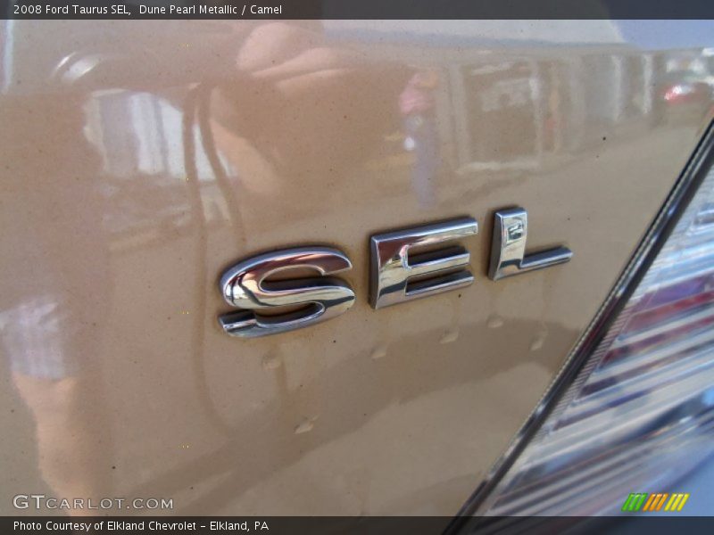 Dune Pearl Metallic / Camel 2008 Ford Taurus SEL