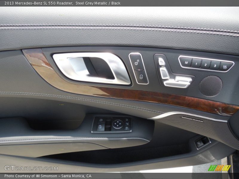 Steel Grey Metallic / Black 2013 Mercedes-Benz SL 550 Roadster