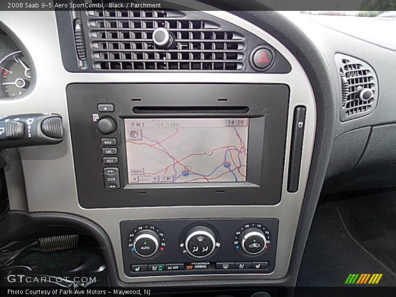 Navigation of 2008 9-5 Aero SportCombi