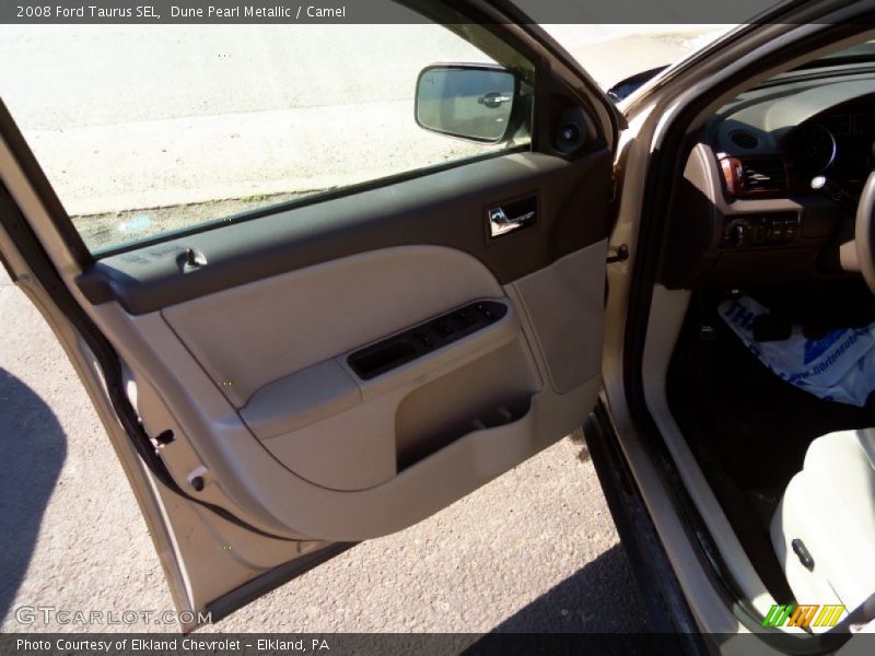 Dune Pearl Metallic / Camel 2008 Ford Taurus SEL