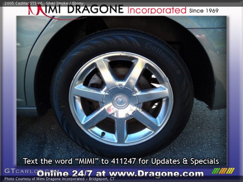 Silver Smoke / Ebony 2005 Cadillac STS V6