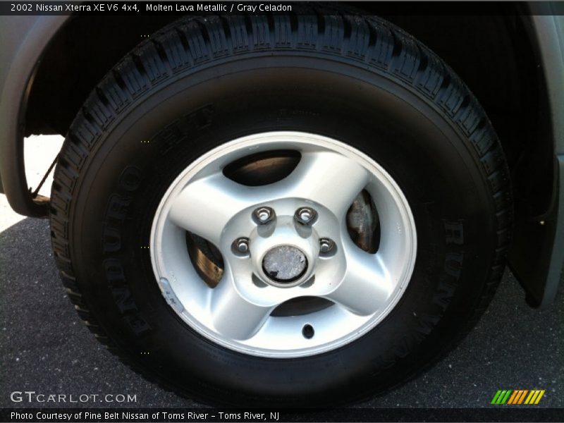 Molten Lava Metallic / Gray Celadon 2002 Nissan Xterra XE V6 4x4