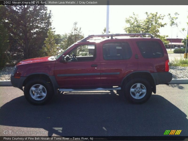 Molten Lava Metallic / Gray Celadon 2002 Nissan Xterra XE V6 4x4