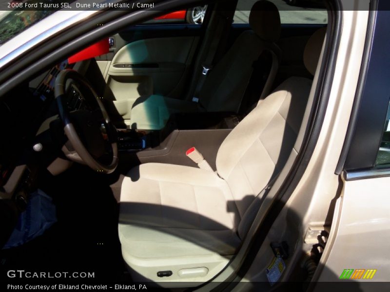 Dune Pearl Metallic / Camel 2008 Ford Taurus SEL