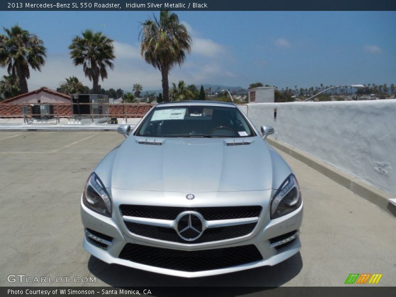 Iridium Silver Metallic / Black 2013 Mercedes-Benz SL 550 Roadster