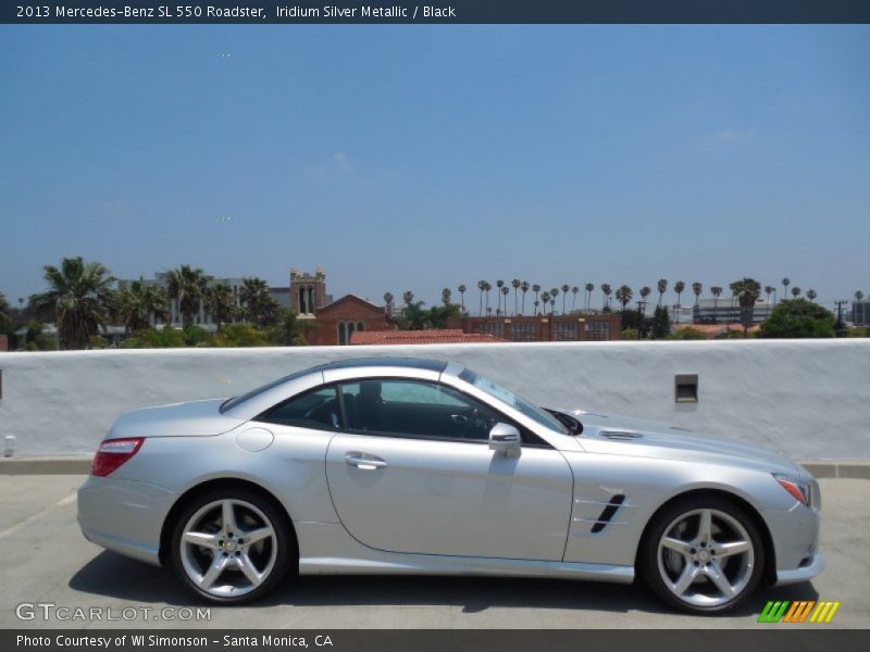 Iridium Silver Metallic / Black 2013 Mercedes-Benz SL 550 Roadster