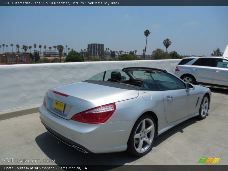 Iridium Silver Metallic / Black 2013 Mercedes-Benz SL 550 Roadster