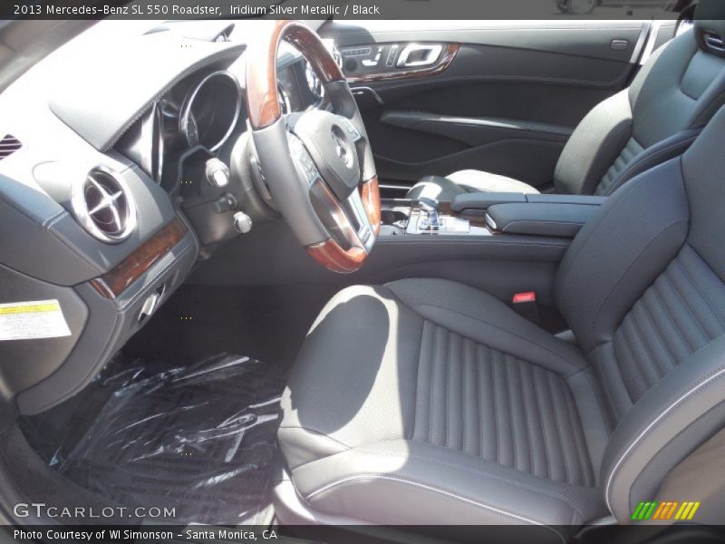 Iridium Silver Metallic / Black 2013 Mercedes-Benz SL 550 Roadster