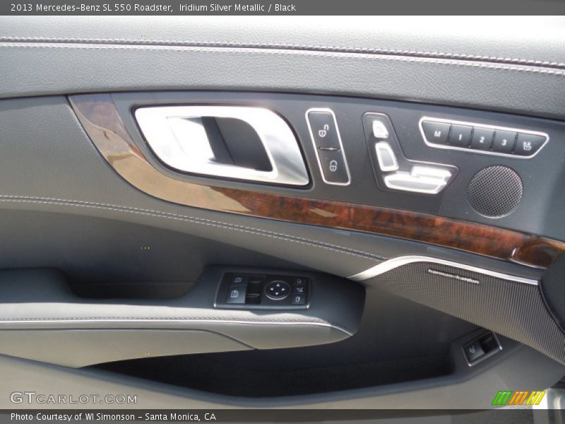 Iridium Silver Metallic / Black 2013 Mercedes-Benz SL 550 Roadster
