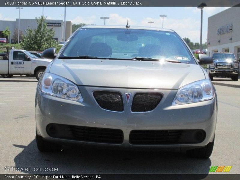 Blue Gold Crystal Metallic / Ebony Black 2008 Pontiac G6 Value Leader Sedan